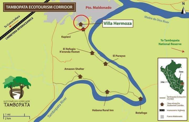 Villa Hermosa De Tambopata Casa Hospedaje & Hostel Puerto Maldonado Eksteriør billede